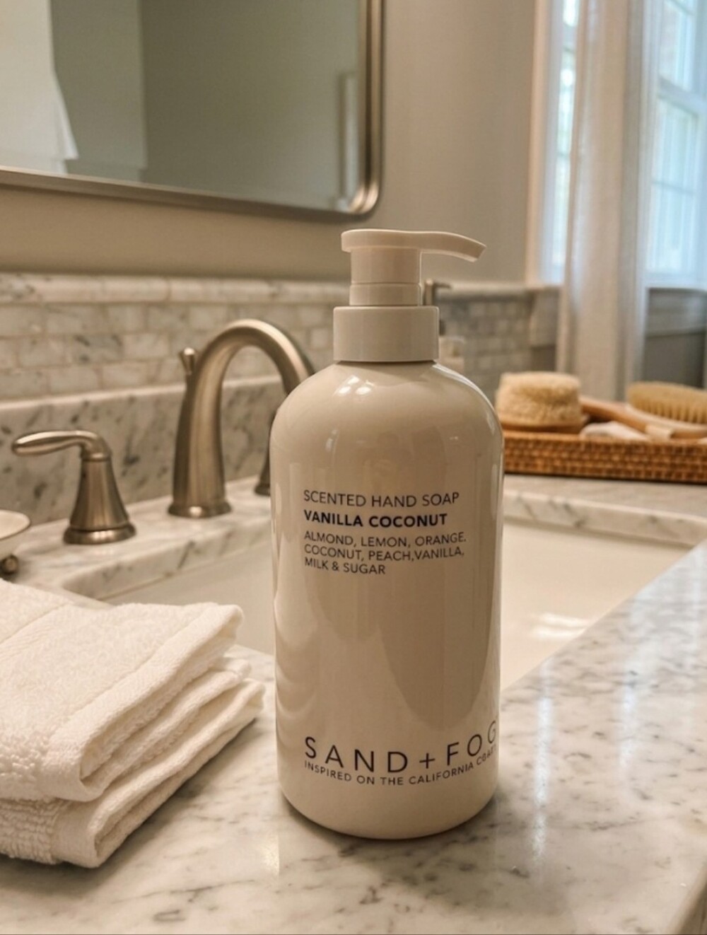 Sand + Fog Vanilla Coconut Hand Soap ~ 20 oz